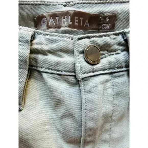 NWT Athleta Sculptek Skinny Jean Women’s Size 4 Light Wash Stretch - Picture 7 of 11